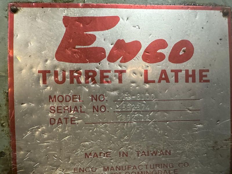 ENCO LATHE:STOCK #18526