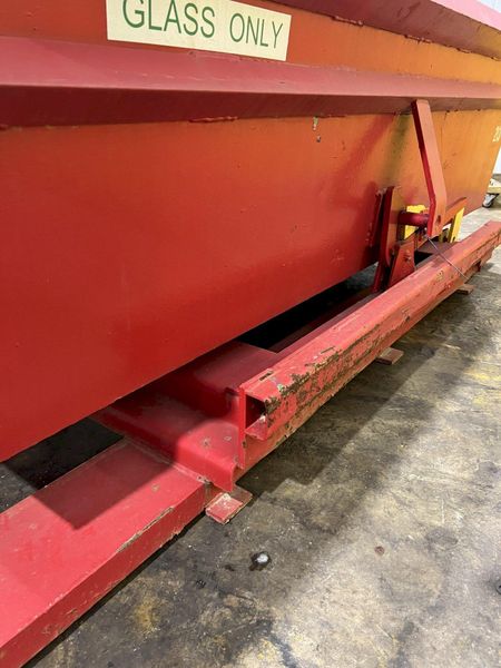 80" x 88" x 24" ROURA STEEL DUMP HOPPER: STOCK 17497