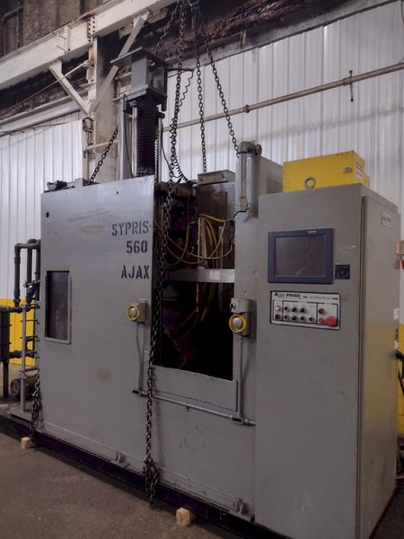250 KW AJAX TOCCO "PACER" INDUCTION HARDENING SCANNER SYSTEM WITH MAGNESCAN QS CONTROLS: STOCK #