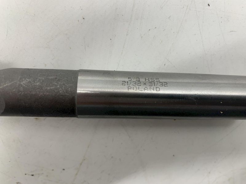 5/8” HSS 21/32 x 31/32 POLAND CUTTING TOOL STOCK #15572