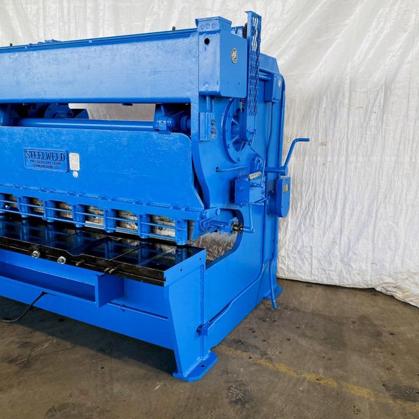 8' X 1/4" STEELWELD MODEL 4B-B MECHANICAL SHEAR: STOCK #14673