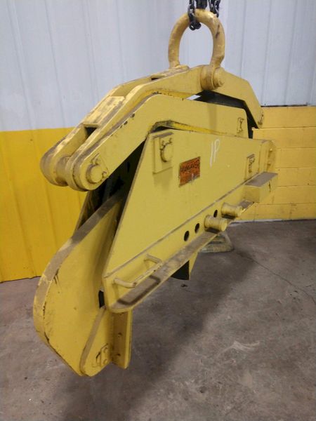 10,000 LB 5 TON ACCO MANSAVER MODEL G1616 SINGLE RIM VERTICAL COIL LIFTING TONG SCISSOR TYPE COI