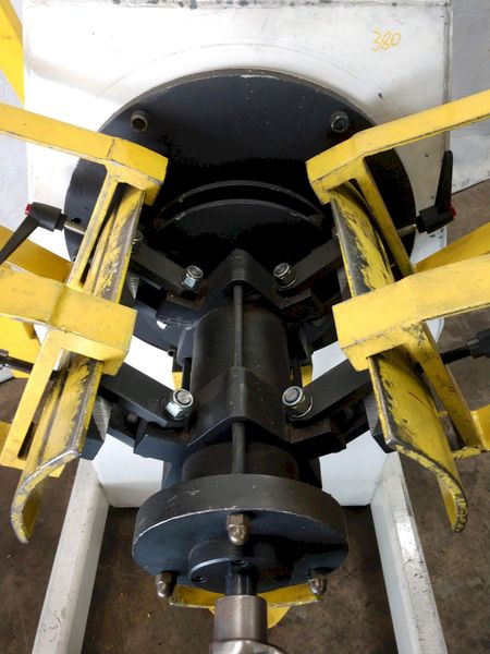 1,100 LBS X 16" GSW MODEL #MHM0.5/1250SO SERVO MOTORIZED COIL REEL UNCOILER: STOCK 12986