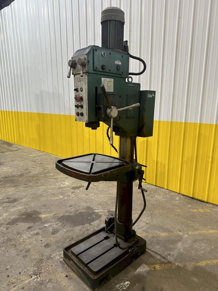 27" GRIZZLY MODEL #G0756 HEAVY DUTY DRILLING & TAPPING SINGLE SPINDLE DRILL:: STOCK 16885
