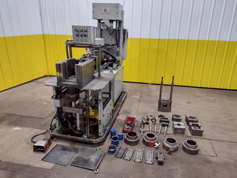3" (50 TON) ARISTO MODEL #A-680-HD  TUBE EXPANDER & REDUCER END FORMING MACHINE: STOCK #19000