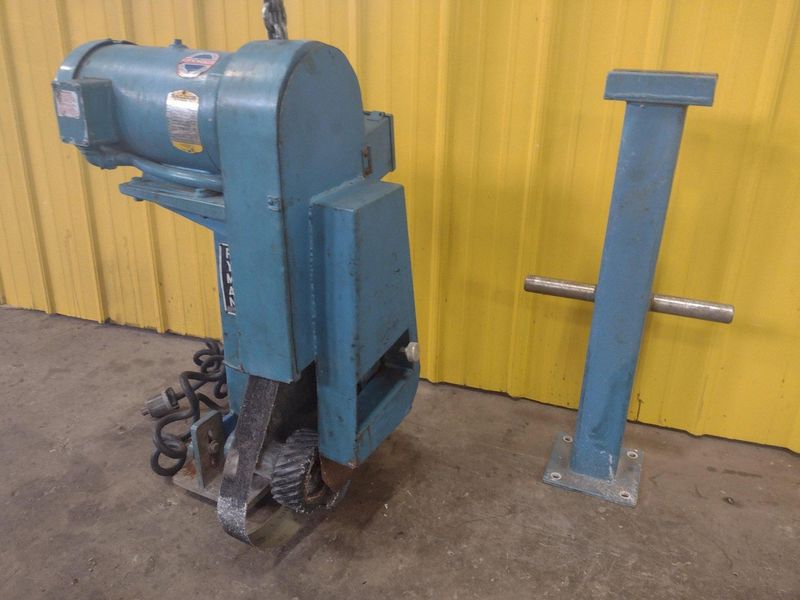 7.5 HP RYMAN ENGINEERING MODEL #712L LATHE TOOL POST GRINDER ABRASIVE BELT GRINDING HEAD: STOCK