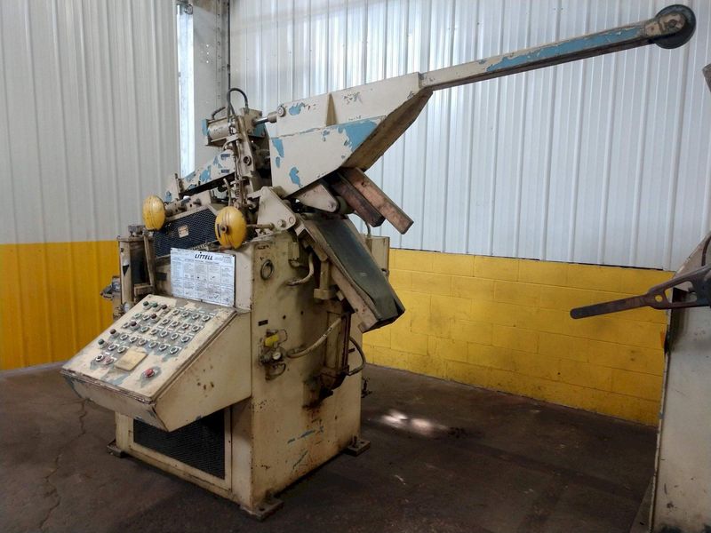 10,000 LB 5 TON X 12" X .156" LITTELL COIL FEED LINE WITH COIL REEL & STRAIGHTENER: STOCK 14941
