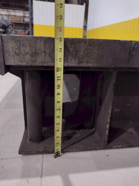 92" X 120" HEAVY DUTY STEEL SURFACE PLATE LAYOUT TABLE: STOCK #19730