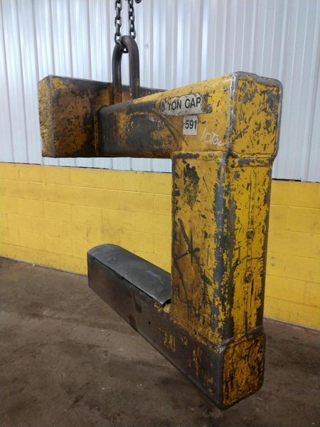 20,000 LB 10 TON x 36' CADY COIL LIFTING C HOOK: STOCK #14592