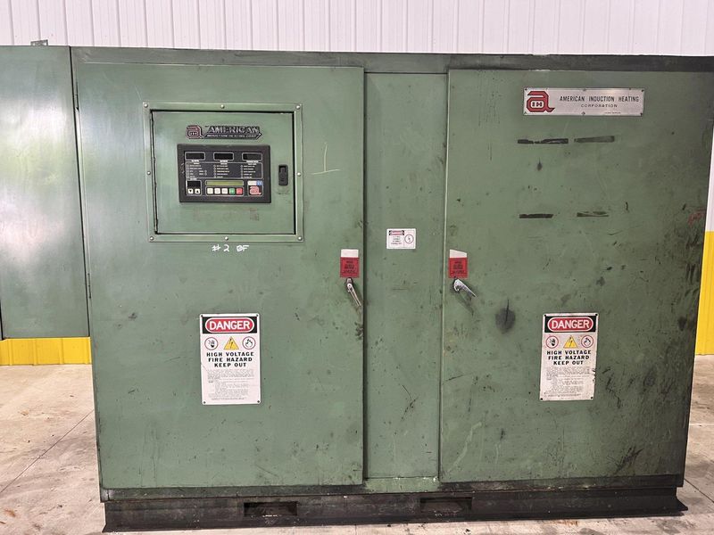 550 kW AMERICAN INDUCTION HEATING CORP (1999) INDUCTION HEAT POWER SOURCE & CONTROLS: STOCK #200