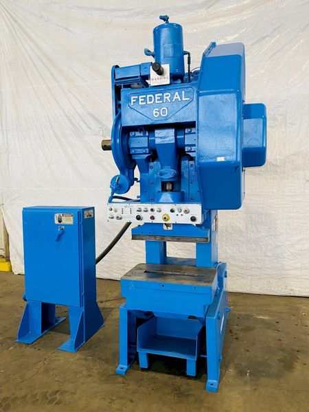 60 TON FEDERAL / PRECISION INDUSTRIES OBI PRESS, 3" STROKE: STOCK #14978