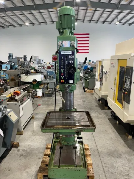 IBARMIA B-70  31-1/2” Geared Head Drill Press & Power Down Feed #7013