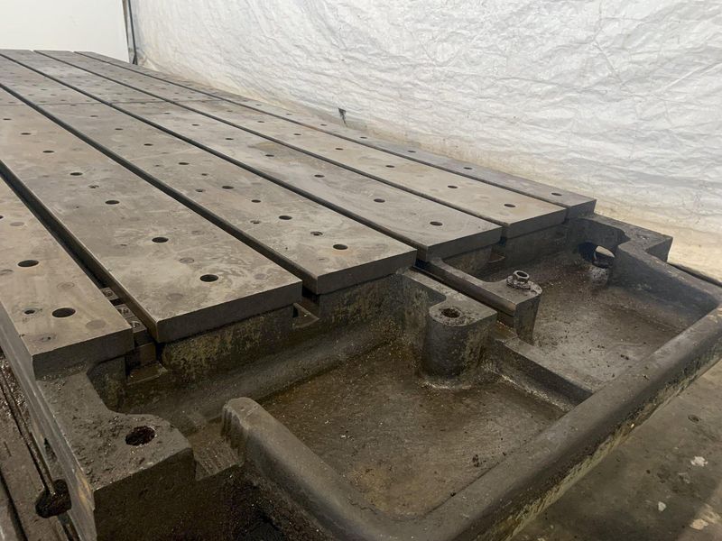 60" X 168" X 9" T-SLOTTED FLOOR PLATE: STOCK 17335