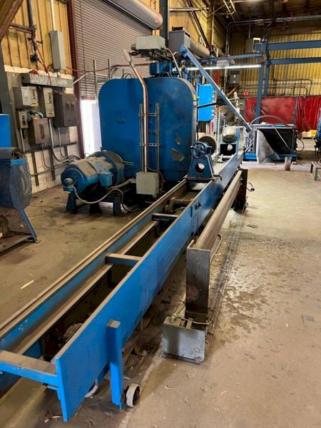 24" X 10" FARREL 4-ROLL "INVERTED L" RUBBER CALENDER ROLLING MILL WITH PAYOFF: STOCK #17226