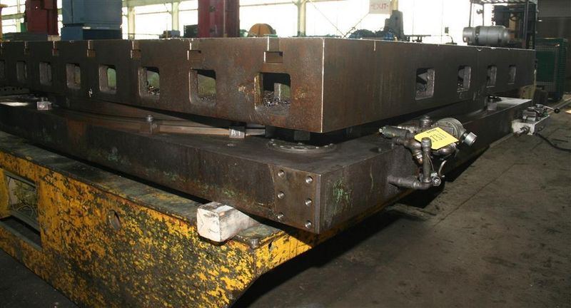 96" X 96" GIDDINGS & LEWIS ROTARY AIR LIFT TABLE:  STOCK #57311