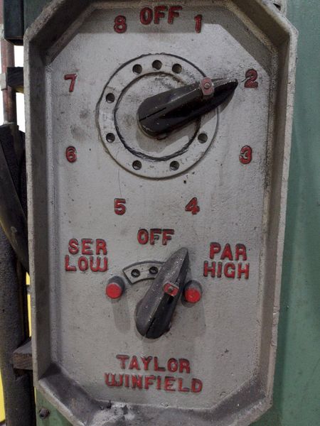 30 KVA X 8" TAYLOR WINFIELD AIR OPERATED SPOT WELDER: STOCK #20249
