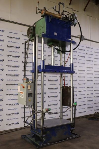 Hannifin F-31101 30 Ton 4 Post Hydraulic Press, Magnum Press Control Retrofit