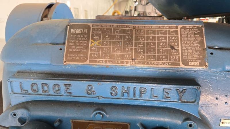 Lodge & Shipley T60 60″ Right Angle Lathe