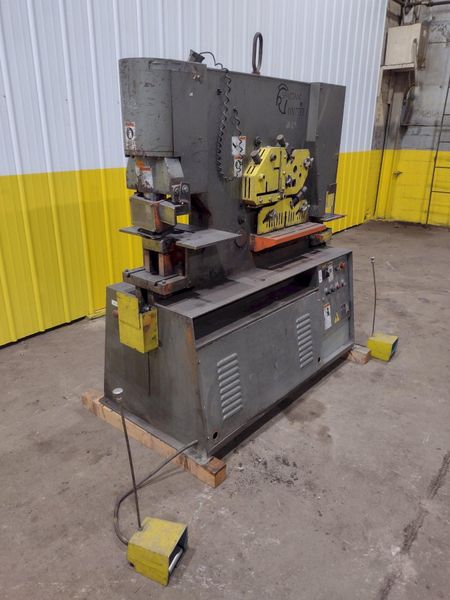 88 TON SPARTAN MODEL #IW77D HYDRAULIC IRONWORKER: STOCK #19243