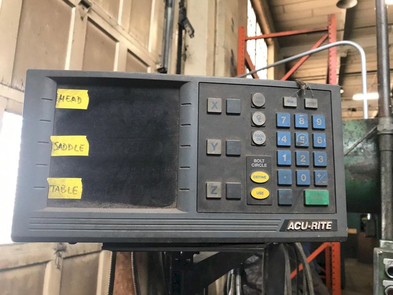 5" LUCAS TABLE HORIZONTAL BORING MILL: STOCK #68297