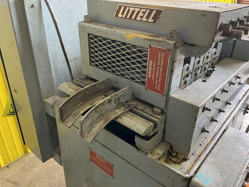 8" X .018" LITTELL MODEL #308-9PDS 9 ROLL POWERED COIL STRIP STRAIGHTENER: STOCK #15445