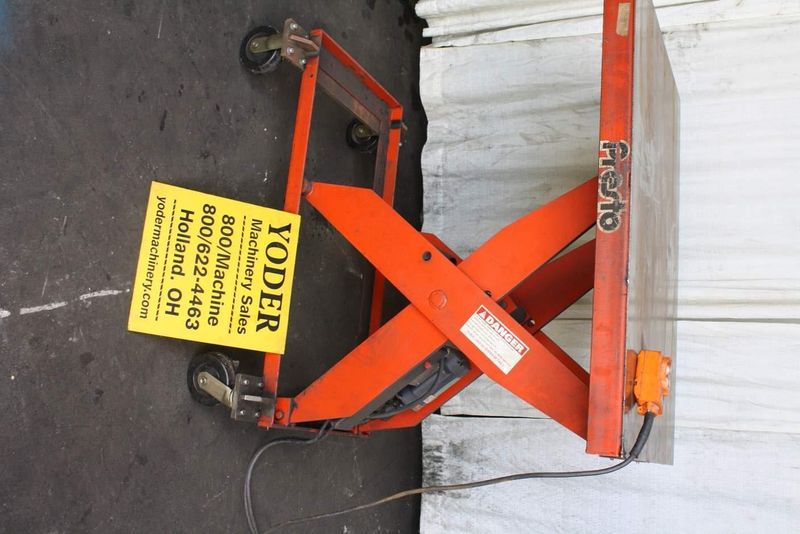6000 LBS PRESTO SCISSOR LIFT TABLE:  STOCK #66912