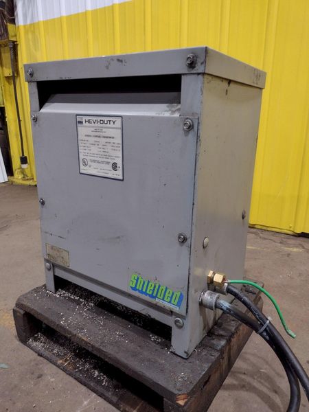 15 KVA SOLA 480 DELTA TO 208Y/120 VOLT ELECTRICAL TRANSFORMER: STOCK 19620
