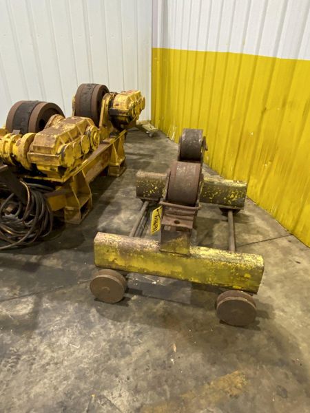 60 TON WELDWIRE MODEL #WER-60  POWERED TANK TURNING ROLLS WITH IDLER: STOCK #16904
