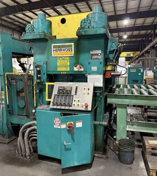 74" x 0.500" x 60,000# Herr Voss Cut To Length Line