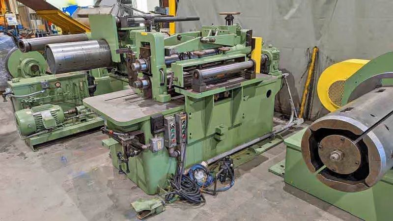 24" x 4.12" x 6,000# Ruesch Slitting Line