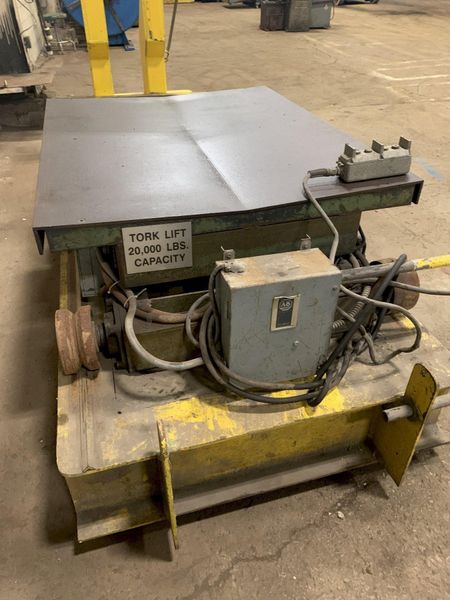 20,000 LB 10 TON AMERICAN TORKLIFT TRAVERSING & ELEVATING HYDRAULIC COIL CAR: STOCK #12127