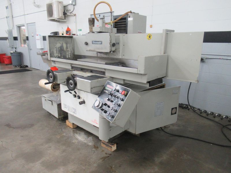 Okamoto ACC-124DX 3-Axis Automatic Horizontal Surface Grinder, 12" x 24" Operation, Electromagnetic Chuck, Downfeed Digital Readout