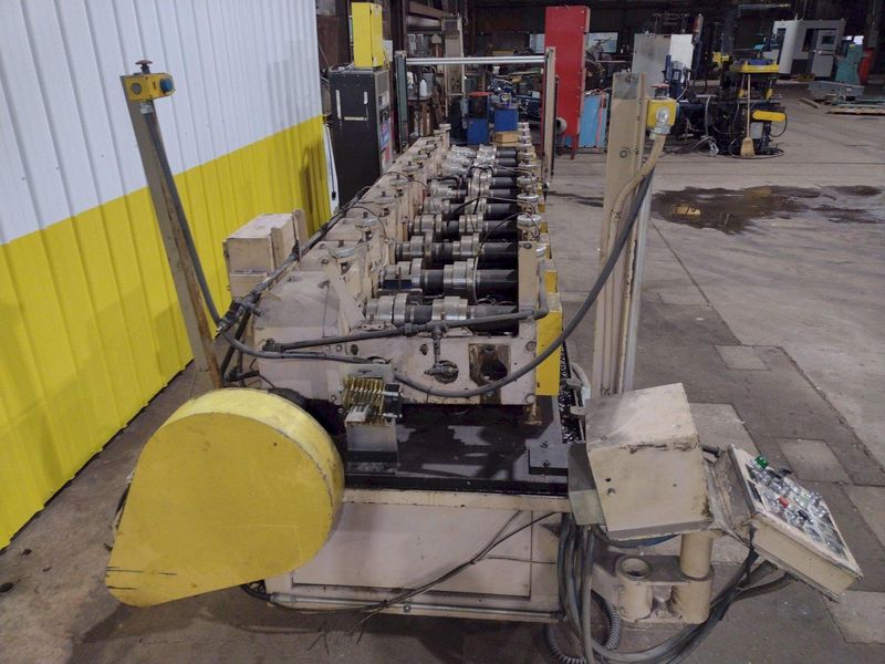 10 STAND X 2.5" X 21" KANE & ROACH MODEL #2ST-CRFM ADJUSTABLE WIDTH "C & Z PROFILE" ROLLFORMER: