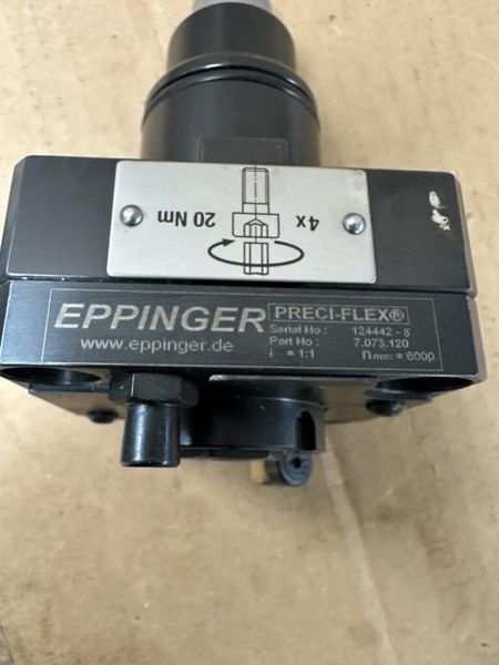 EPPINGER PRECI-Flex P/N: 7.073.120 BMT-45 , ER20 Radial Live Tooling Holder