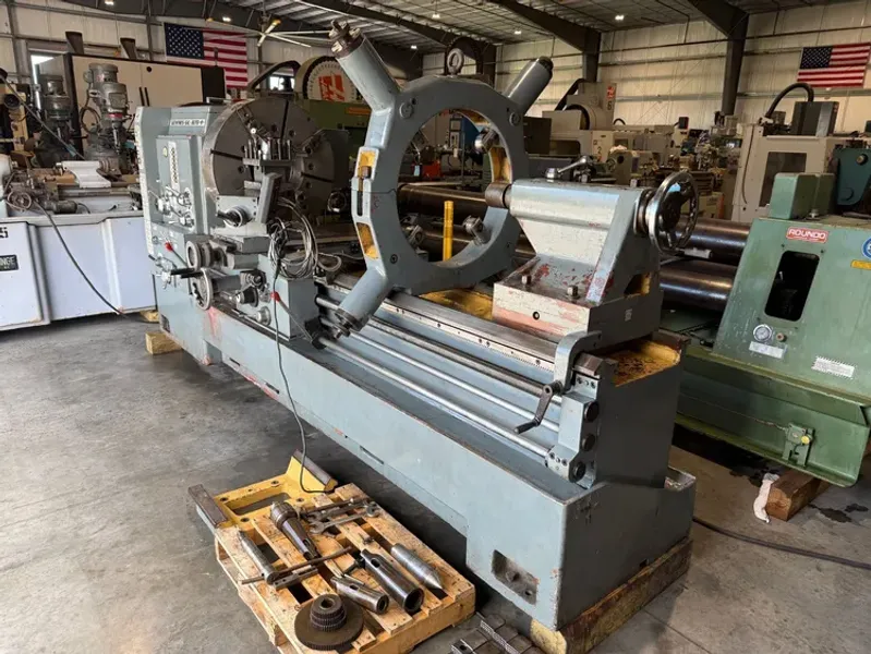 GEMINIS Republic Lagun GE-870 34”/43” x 80”cc Hollow Spindle Lathe #7631