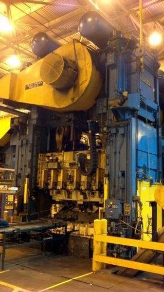 800 Ton Verson LE4-800-120-60t, Link Drive Straight Side Mechanical Metal Stamping Press, Year 1