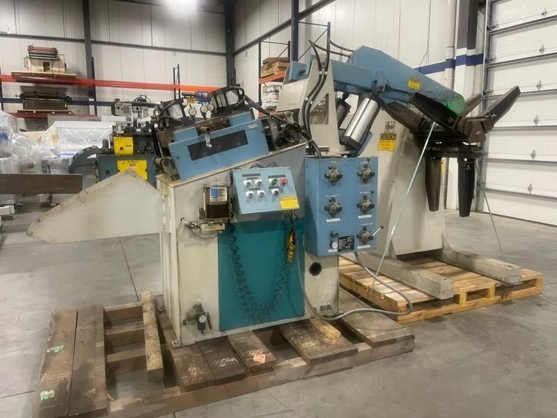 6000 lbs. x 12" Cooper Weymouth Peterson Servo Coil Feed Line For Metal Stamping, Heavy Duty Cap