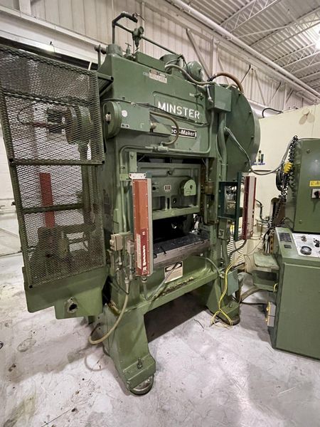 60 ton Minster Model P2-60-36 Piece-Maker Used Highspeed Straight Side Mechanical Metal Stamping