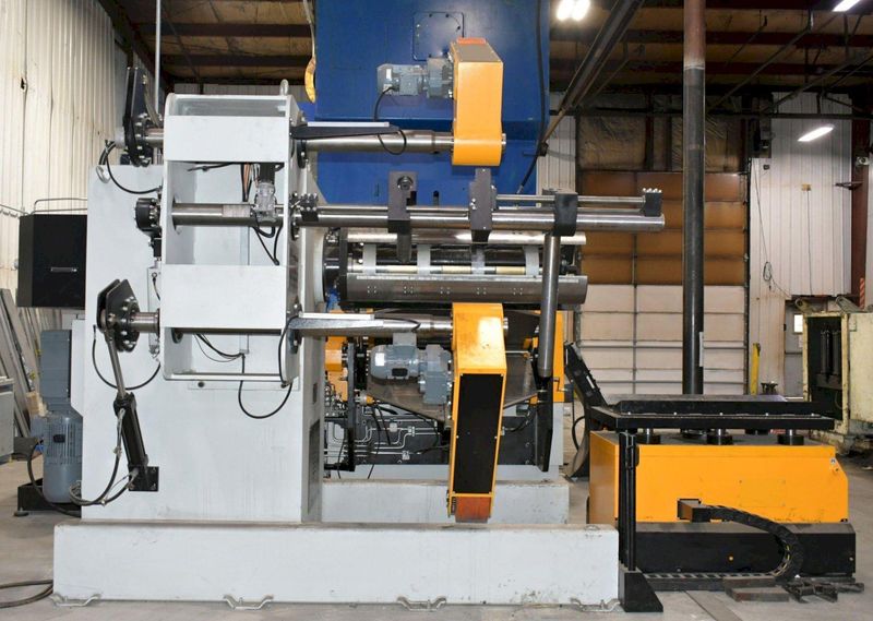 51" x .177" Coil-Tech Space-Saver Servo Coil Feed Line For Sale, 30,000 lbs. Coil Capacity, Year