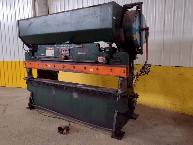 90 TON X 10' CHICAGO D&K MODEL #810-L MECHANICAL BRAKE WITH AIR CLUTCH: STOCK 16343