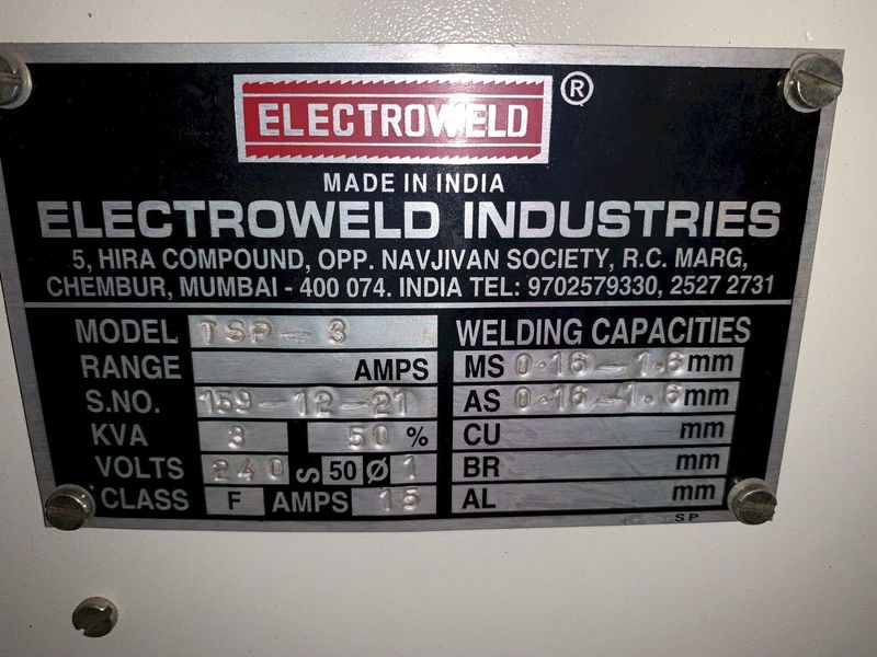 Electroweld TSP-3 Table Mounted High Precision Spot Welder with AY-01 Microprocessor