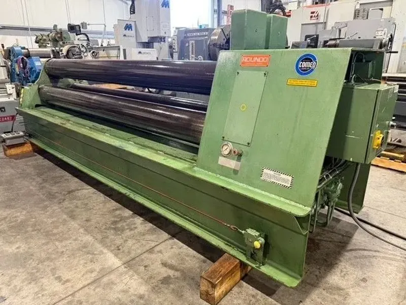ROUNDO PS-255 10’ x ½” 3 Roll Plate Bending Roll 1988’ #7675