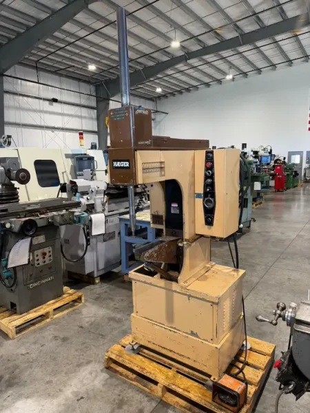 HAEGER HP6-B  6 Ton Hydraulic Insertion Press & Autofeed Bowl USA #7676