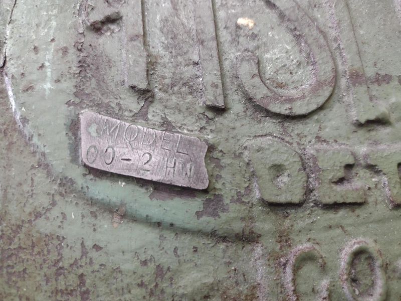 6 TON TISHKEN 2 POST MODEL #CO-2HW CUT OFF PRESS 1.5" STROKE: STOCK #23570