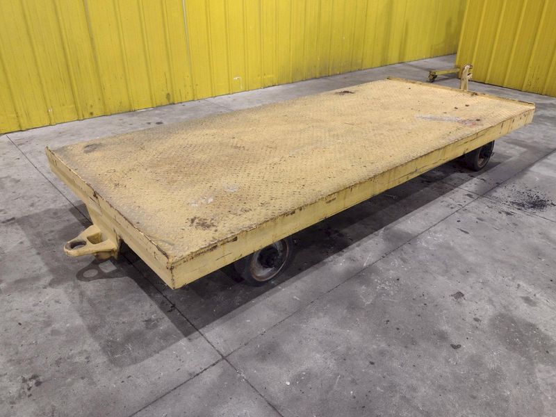 10,000 LBS X 4' X 9' HEAVY DUTY MOBILE TRANSFER / MOVING CART: STOCK #23520
