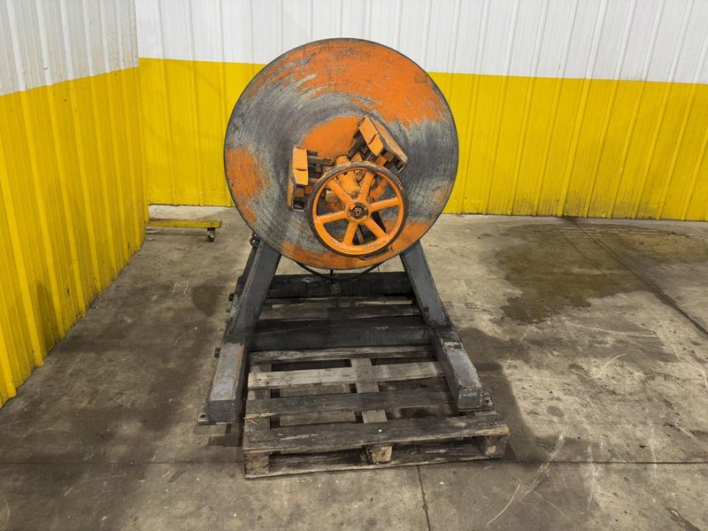 18" HYDRAULIC MOTORIZED COIL REEL UNCOILER: STOCK #23247