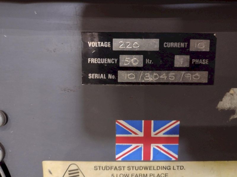 STUDFAST SYSTEM MODEL #10CD STUD WELDER WITH GUN: STOCK #23232