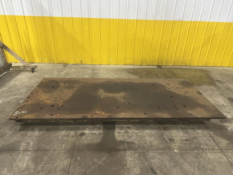 114" X 51" X 7" HIGH STEEL LAYOUT RISER PLATE: STOCK #23182