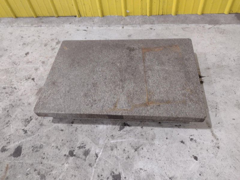36" X 24" X 6" CHALLENGE PRECISION INSPECTION GRANITE SURFACE PLATE: STOCK 23107
