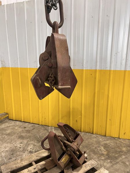 (2) 15 TON CLAMP-CO GIRDER WIDE FLANGE BEAM LIFTING CLAMPS: STOCK #22981